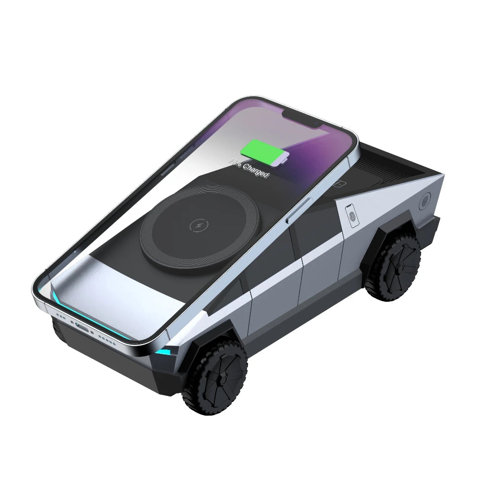 CyberDock™ 3-in-1 Wireless Charging Station with Ambient Light – For iPhone, Apple Watch & AirPods