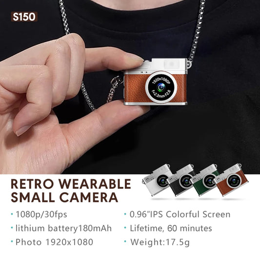 Mini Retro Digital Camera 1080P – Portable CCD Camcorder