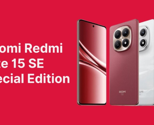 Redmi Note 15 SE Special Edition smartphone design showing curved AMOLED display and dual camera setup